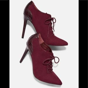 👢 🍂 JustFab Grover Lace-up Ankle Bootie 🥾 🍁